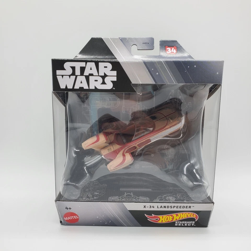 Hot Wheels Star Wars Starships Select X-34 Landspeeder (ver fotos) Foto 1 de 4