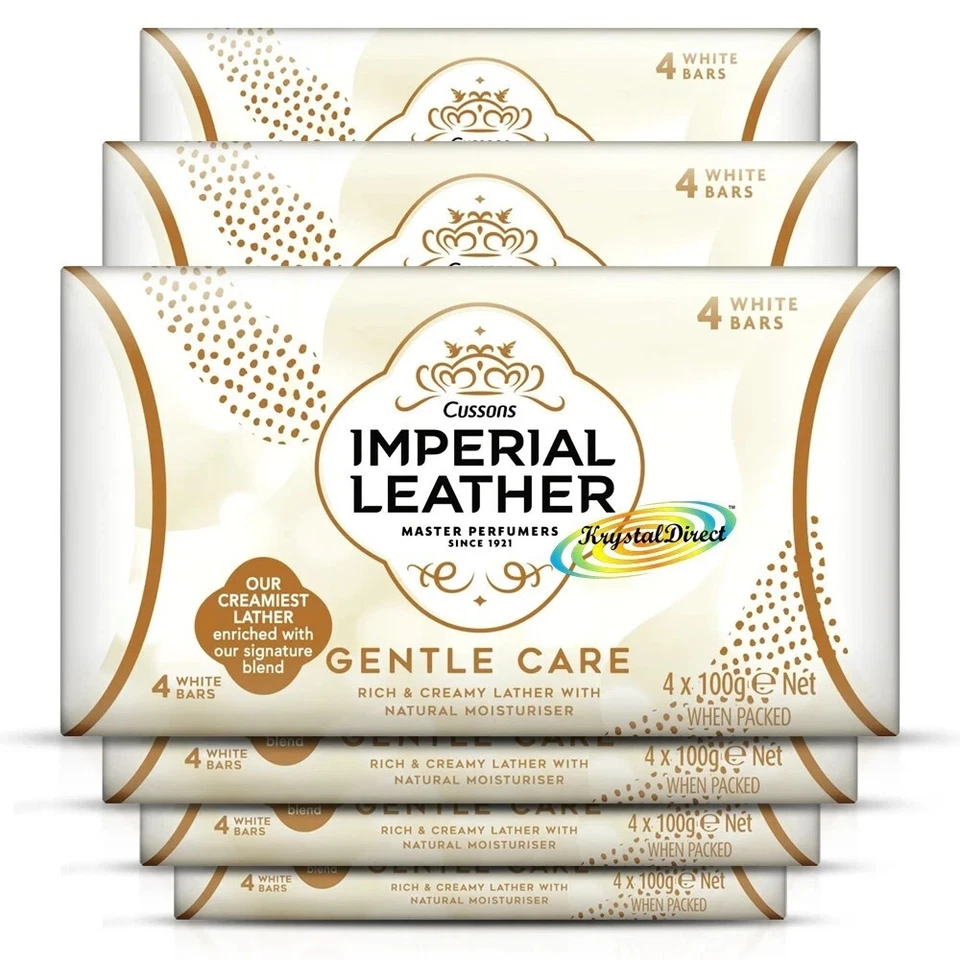 24 Bars Of Cussons Imperial Leather GENTLE CARE Bar Soap 90g - Rich & Creamy