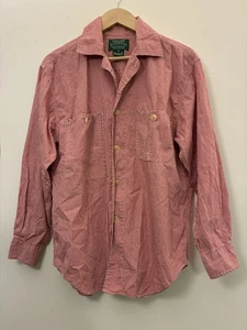 Camisa Ralph Lauren Country Para Hombre A Cuadros 100% Algodón Abotonada Manga Larga Roja S - Imagen 1 de 5