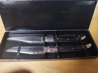 Steakmesser Set 2-tlg. Edelstahl mit Holzgriff, 22 - Bild 1 von 4