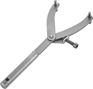 Adjustable Locking Spanner Wrench Clutch, Holder Hub Rotor Silver  - Picture 1 of 4