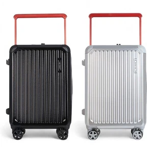 Hard Shell Rimowa Inspired TSA Cabin Luggage Suitcase Durable Spinner Carry-On - Picture 1 of 19