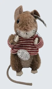 Steiff Mouse 1986 Alice and Her Friends Ltd Ed 2311/3000 Button in Ear Sweater - Picture 1 of 13