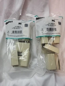 Panduit Surface Raceway CF-10EI-X, IVORY, 23.2 MM, 10.6 MM (2 BAGs of 10) - Picture 1 of 5