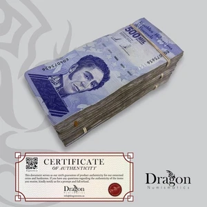 Venezuela 500 Mil Bolívar Soberano 2020 CIRCULADO X 500 PIEZAS Ladrillo VENDEDOR EE. UU. #5 - Imagen 1 de 2