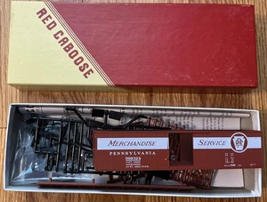 Red Caboose HO Pennsylvania Railroad X-29 Box Car Unassembled Kit #569324 - Picture 1 of 2