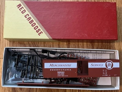 Red Caboose HO Pennsylvania Railroad X-29 Box Car Unassembled Kit #569324 - Image 1 of 2