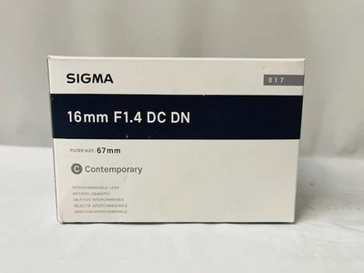 Sigma Contemporary 16mm F1.4 DC DN Interchangeable Lens-*New - Image 1 of 3