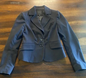 Studio 400 The Limited Womens Blazer Size 0 Black Long Sleeve - Picture 1 of 9
