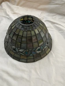 Tiffany Style Hand Crafted Lamp Shade Stained Glass 8 1/2" Across Bottom - Picture 1 of 5