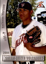 2004 Salem-Keizer Volcanoes Grandstand #18 Anthony Moreno Mesa Arizona AZ Card