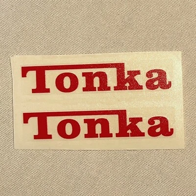 Custom Replacement Decals 78-81 #3900 Mighty Dump Loader Tonka Truck - Image 1 of 2