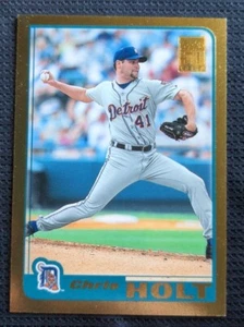 Chris Holt 2001 Topps Traded GOLD #T45 #/2001 Detroit Tigers - Picture 1 of 2
