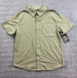 Cat & Jack Boy's Size Large (10-12) Short Sleeve Polo Shirt Mint Green - Picture 1 of 6