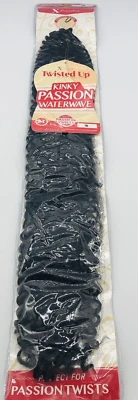 Outre X-Pression 24 英寸钩针编织 * 扭曲 * Kinky Passion 水波 #1B — 第 1/4 张图片