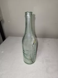 Vintage Milwaukee Brewery Co. blaues Glas WF&S Bierflasche 9,25" Milwaukee, Wis - Bild 1 von 7