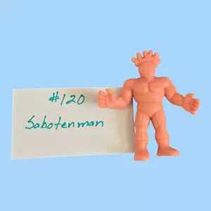 1980er Kinnikuman M.U.S.C.L.E. Men Flesh Color #120 Sabotenman Figur Mattel - Bild 1 von 5