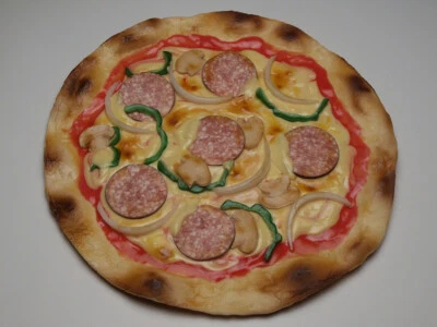 Hecho en Japón comida falsa / Salami PIZZA ¡Nuevo!! - Imagen 1 de 4