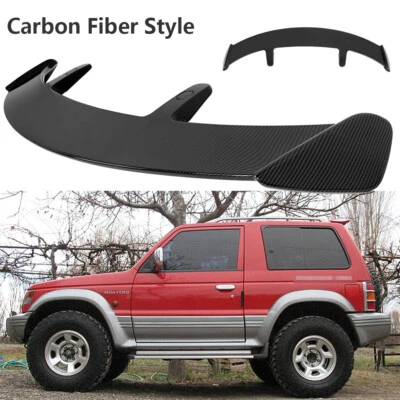 Alerón de maletero de techo trasero de fibra de carbono de 52" para Mitsubishi Montero 1997-2004 Foto 1 de 4