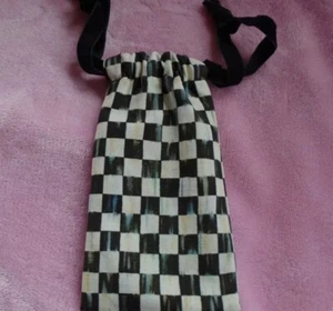 MACKENZIE CHILDS COURTLY CHECK EYEGLASSES CLOTH FABRIC CASE - Picture 1 of 1