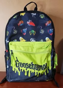 AOLDHYY Goosebumps Horror Mask Allover Backpack Monsters and Zombies R.L - Picture 1 of 10