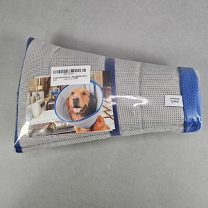 Boomaker extra weicher Hundekegel nach der Operation blau/grau elisabethanisches Halsband L - Neu - Bild 1 von 4