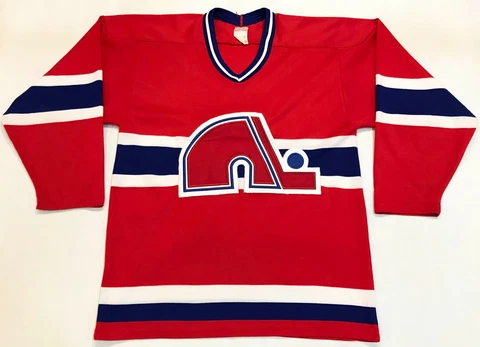 Vintage CCM Quebec Nordiques #27 NHL Hockey Jersey Man M Red USA Cover