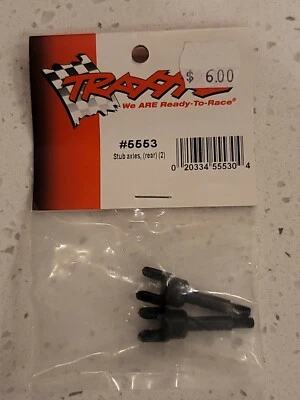 Traxxas 5553 Rear Stub Axle and Yokes, Jato (pair) - Image 1 of 2