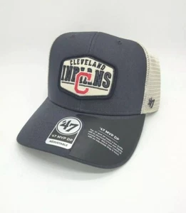 Cleveland Indians '47 Brand hat cap MVP DP Guardians Adjustable navy blue new - Picture 1 of 3