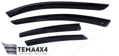 Viseras de ventana con cinta deflector protector solar lluvia para Chevrolet Volt 2015-2019 Foto 1 de 4