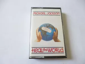 MICHAEL JACKSON ~ HEAL THE WORLD ~ EPIC 1992 UK SYNTH POP CASSETTE TAPE SINGLE - Picture 1 of 6
