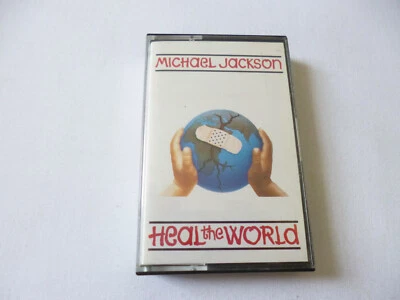 MICHAEL JACKSON ~ HEAL THE WORLD ~ EPIC 1992 UK SYNTH POP CASSETTE TAPE SINGLE - Image 1 of 4