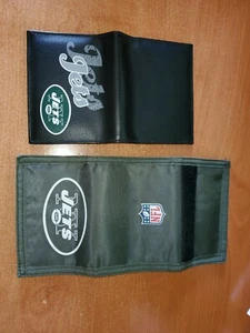 NFL Jets NY Jets Wallets Black & Green - Picture 1 of 2