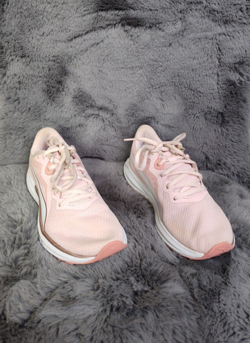 Scarpe da corsa Puma Twitch bambina sneaker 4C rosa stringate basse comode attive