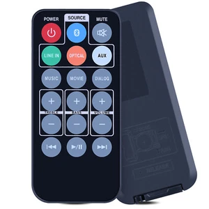 Replacement Remote Control For Ilive V859-04 ITB284B Soundbar Audio System - Picture 1 of 4