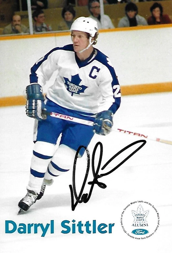 Darryl Sittler signed 4x6 photo Hockey HOF RARE LEGEND COA LOOK! Foto 1 de 1