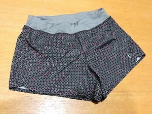 Girls DANSKIN NOW Black/gray/pink lined Polyester Running Shorts SZ Large 10-12 - Picture 1 of 3
