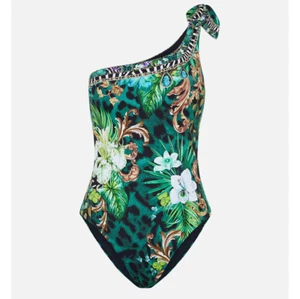 NWT- Camilla 'Sing My Song' One-Shoulder One-Piece Swimsuit, Multicolor - Small - Picture 1 of 4