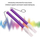 (Purple)2X Slide Whistle ABS Metal Safe And Simple To Play Lovely Color CMM