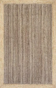 Jute Rug Handmade Rectangle Farmhouse Rug Home Decor Runner Living Room Carpet - Picture 1 of 9