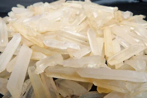 Golden Healer Seed Crystal Points 20g, 8-12 Yellow Lemurian Quartz Seed Crystals - Picture 1 of 12