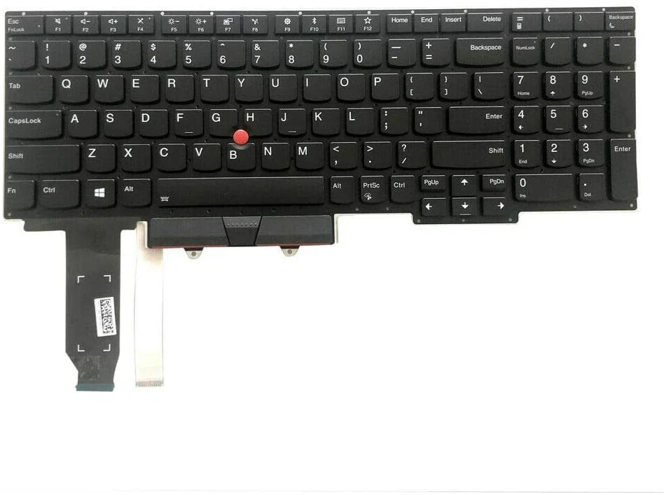 Клавиатура с подсветкой США для Lenovo ThinkPad E15 20RD, 20RE SN20U64129-01 V185820BS1 - Изображение 1 из 1