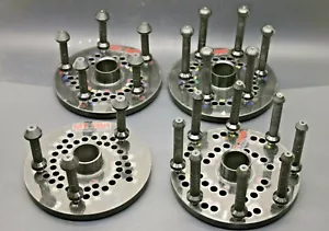 USA Made Wheel Balancer 40mm Lug Centric Pin Flange Plate System Set 4 5 6 8 Lug - Bild 1 von 3