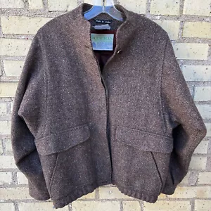 Jimmy Hourihan Donegal Tweed Women's Size 12 Wool Jacket Made In Ireland - Picture 1 of 8