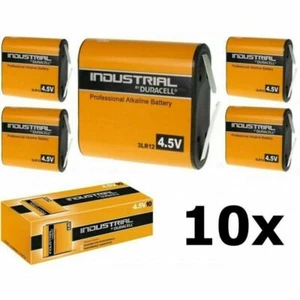 10 X Duracell Industrial Flat Battery MN1203 Volt 4,5 (17195) - Picture 1 of 3