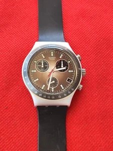 AG 2001 SWATCH Irony Quartz Chronograph Mens Watch _3724 - Picture 1 of 9