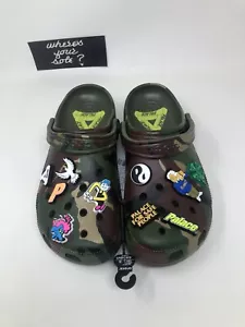 Palace Crocs klassische Clog Größe 10 Waldland Dschungel Camouflage NEU - Bild 1 von 12