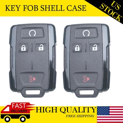 2 para 2015-2021 Chevrolet Silverado 1500 2500 3500 controle remoto chaveiro estojo capa - Imagem 1 de 4