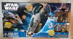 STAR WARS CLONE WARS THE RISE OF BOBA FETT ULTIMATE BATTLE PACKS R8-B7 ETC NEW - Picture 1 of 9