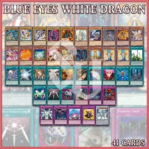 KAIBA'S BLUE EYES WHITE DRAGON DECK 41 | Silver Azure Maiden Kaiser YuGiOh 🔥 - Picture 1 of 2